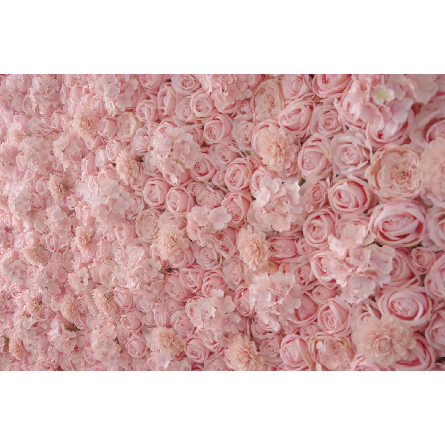 Valar Flowers Roll Up Fabric Artificial Rosy Brown Floral Wall Wedding Backdrop, Floral Party Decor, Event Photography-VF-077