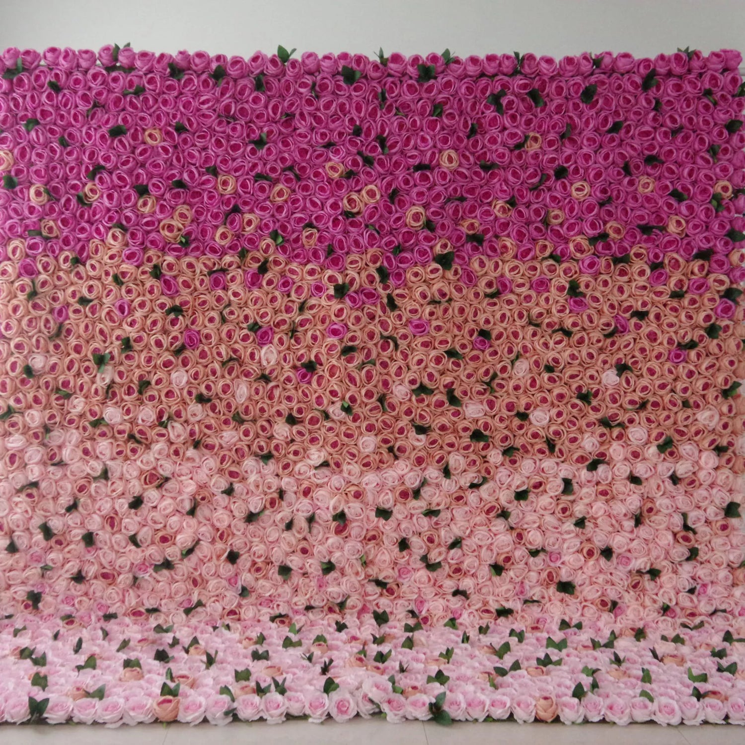 Valar Flores Roll Up Tecido Rampa Artificial Roxo para Rosa Parede Wedding Backdrop, Decoração Floral Festa, Fotografia Evento-VF-087