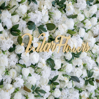 Valar Flowers Roll Up Fabric Artificial Flower Wall Wedding Backdrop, Floral Party Decor, Event Photography-VF-309