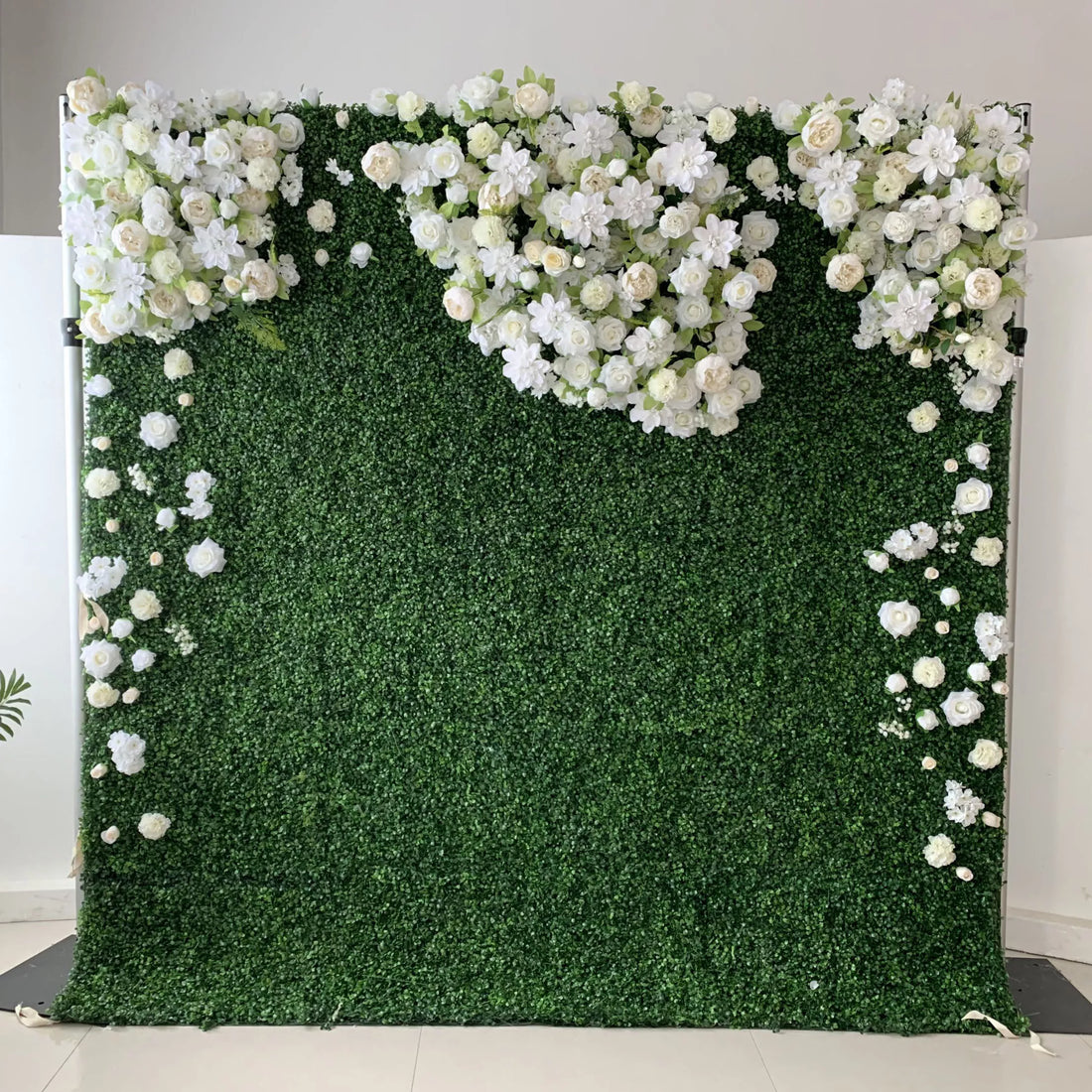 Valar Flores Roll Up Tecido Flor Artificial Parede Wedding Backdrop, Decoração Floral Festa, Evento Fotografia-VF-126