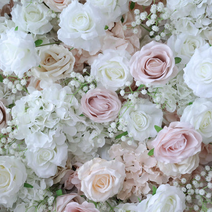 Valar flores roll up Telas flor artificial pared telón de fondo la boda, floral decoración del partido, evento Photography-VF-374