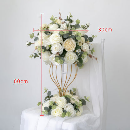 6*7 ft Elegant Artificial Flower Archway - Wedding &amp; Party Backdrop Decorations | Floral Display for Boho/ Rustic Events and Ceremonies